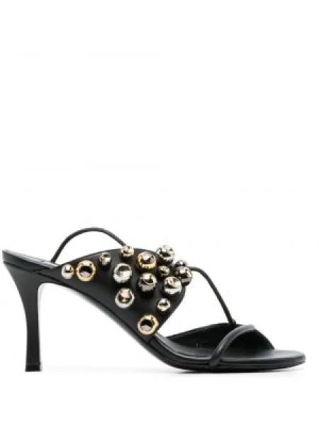 Sandale Stella Mccartney cu vârf deschis negru