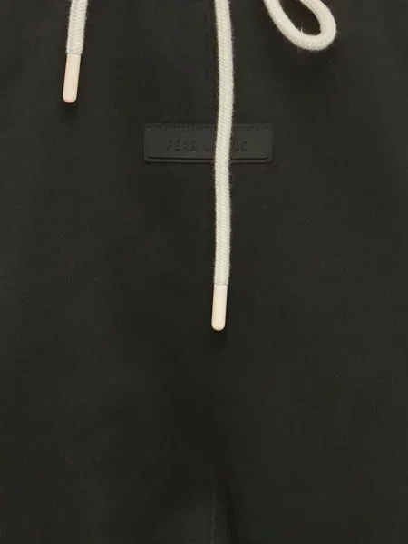 Бягане панталон Fear Of God с връзки черно