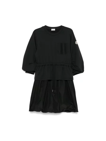 Sukienka Moncler wiązana czarna