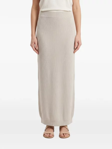 Fusta maxi Brunello Cucinelli tricotate