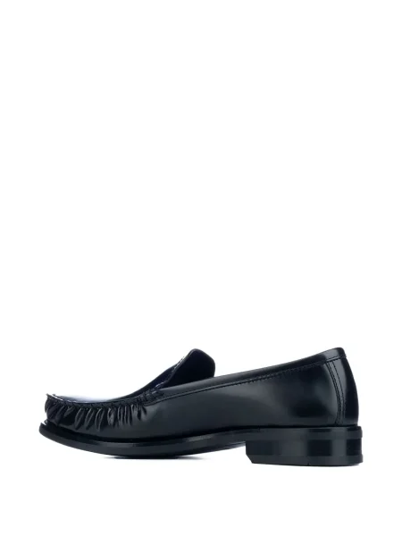 Pantofi loafer Prada din piele plisate negru