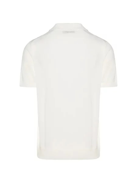 Polo Canali scurt alb