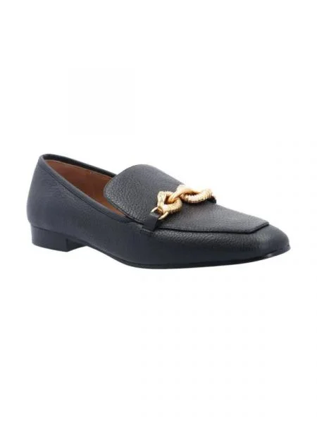 TORY BURCH Bőr mokaszin JESSA fekete