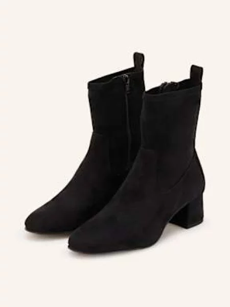 Kotníkové boty Unisa černé