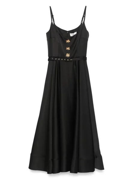 Rochie midi Nissa până la genunchi de costum negru