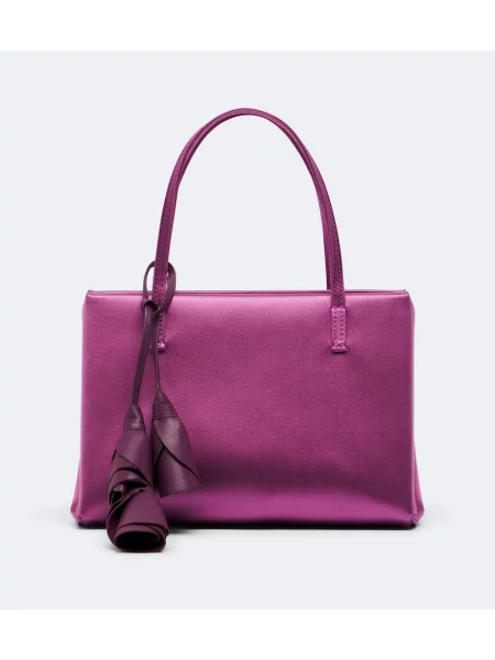 Top Magda Butrym din satin violet