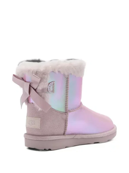 Dětské polokozačky Ugg fialové