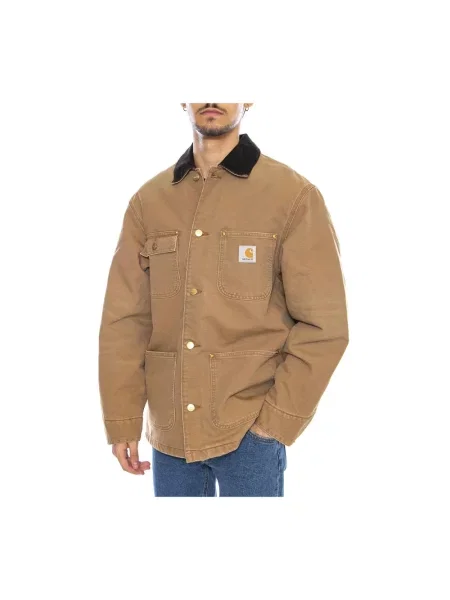 Kurtka Carhartt Wip brązowa