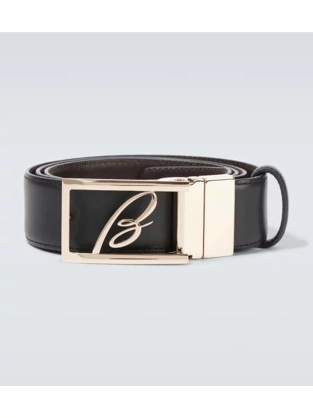 Curea Brioni din piele negru