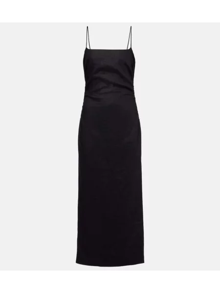 Rochie midi Sir de in până la genunchi de costum negru