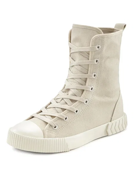 LASCANA Kotníkové tenisky béžová