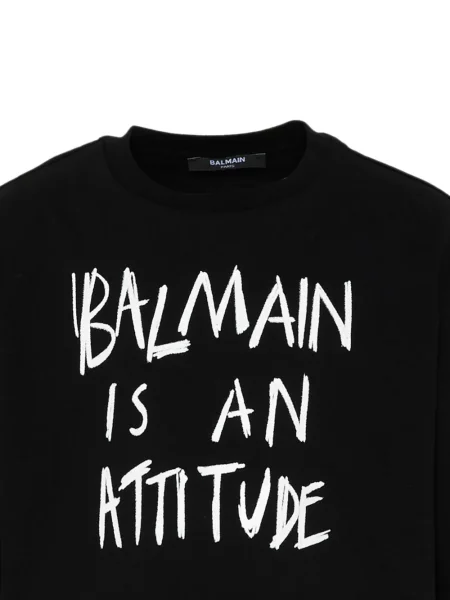 Koszulka dziecięca Balmain czarna