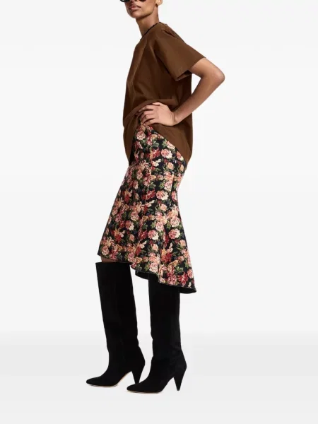 Gulerat tricou Essentiel Antwerp maro