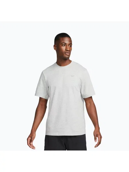Tricou de antrenament bărbați Nike Dri-Fit Primary SS dark grey heather/heather/smoke grey gri
