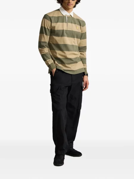 Șosete Polo Ralph Lauren cu model herringbone cu broderie plasă albastru