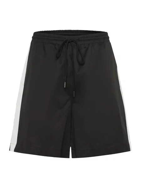 Kaffe Pantaloni KAVanessa negru alb