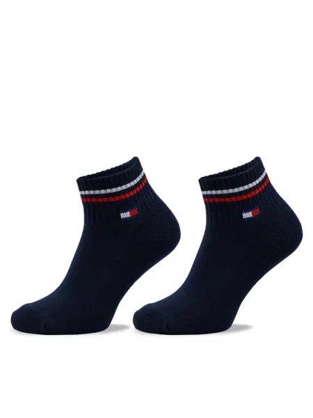 Skarpety do sneakersów z nadrukiem z logo w zestaw 2 szt. Tommy Hilfiger