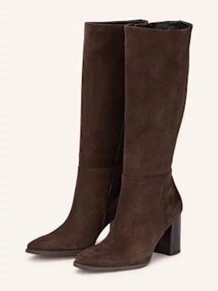 Paul Green Kozačky tmavě hnědá zelené