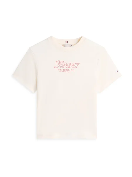 TOMMY HILFIGER Tričko světle / růžová béžová