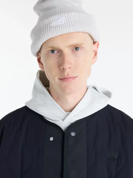 Стьобаний бомбер New Balance синій