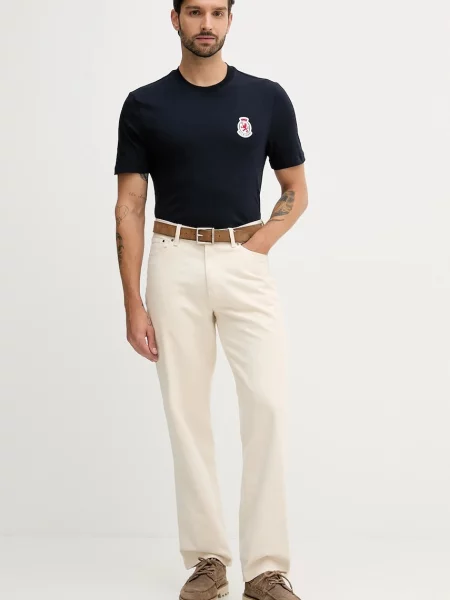 Kratka majica Tommy Hilfiger mornarsko modra