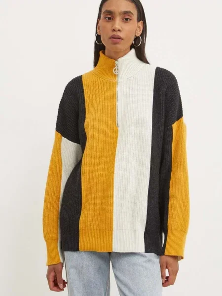 Moschino Jeans pulover de lana femei cu turtleneck