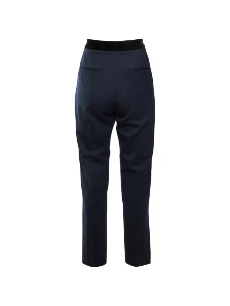 Pantaloni Sandro de lână albastru
