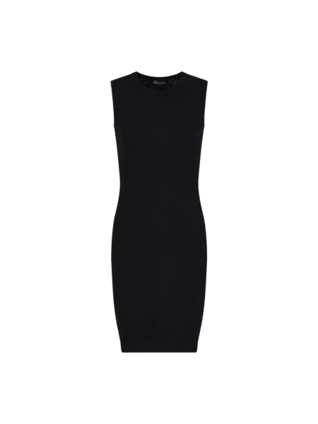 Haftowana sukienka Armani Exchange czarna