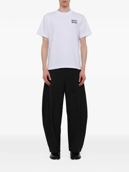 Tricou Sacai cu broderie alb