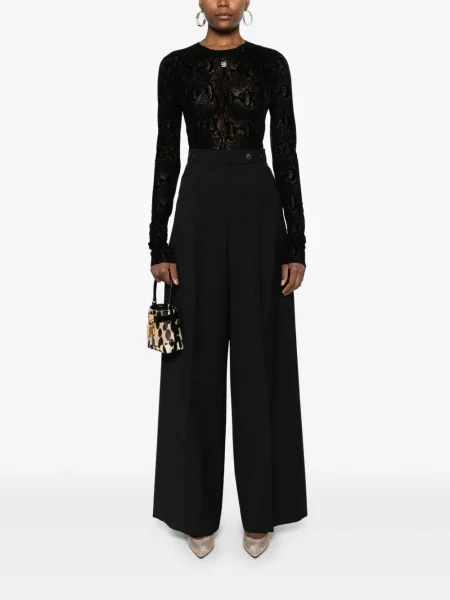 Pantaloni Givenchy din jacard negru