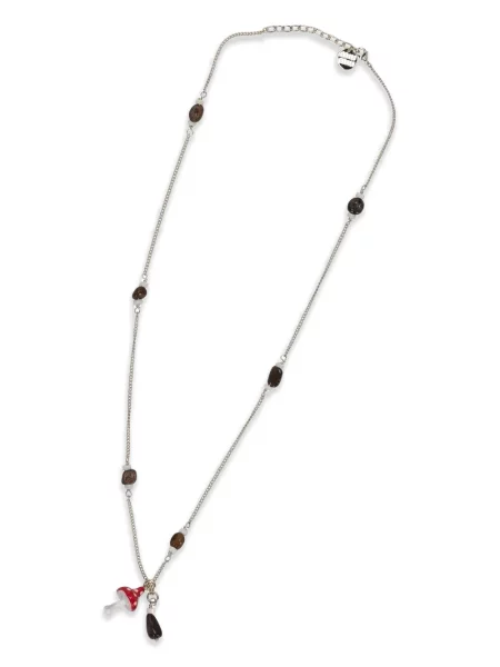 Pandantiv Miu Miu cu mărgele auriu