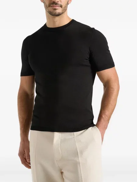 Pletené tričko Manière De Voir černé