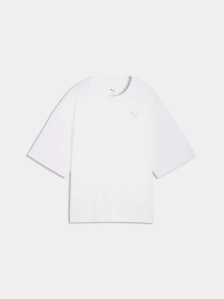 Футболка PUMA Her Tee комбінований верх білий