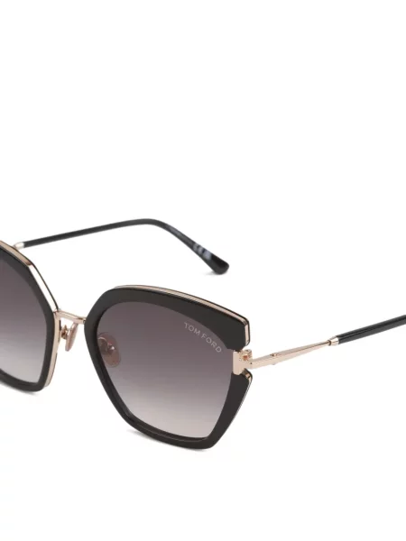 Ochelari de soare Tom Ford cu imprimeu geometric negru