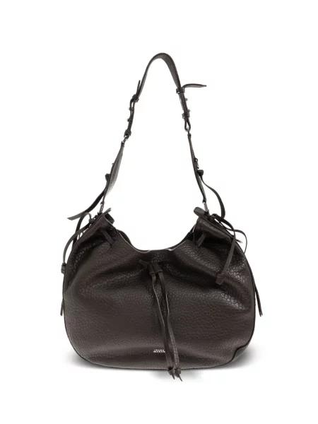 Geanta hobo Isabel Marant din piele maro
