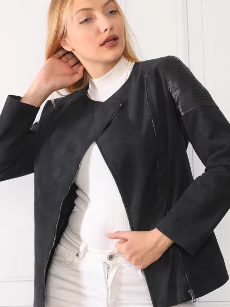 Geanta de piele Dewberry negru