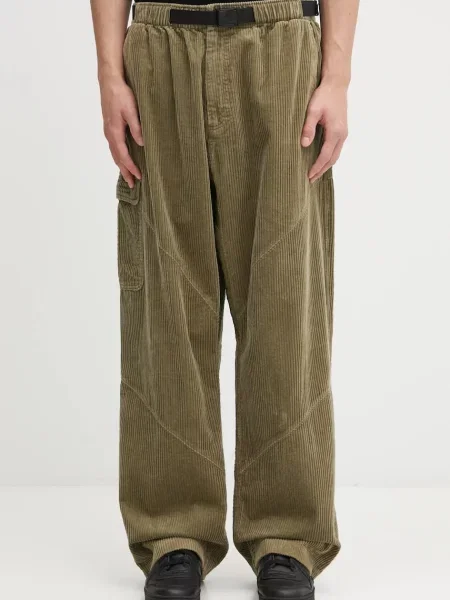 Κοτλέ παντελόνι adidas Originals EQT Pant ανδρικά πράσινο