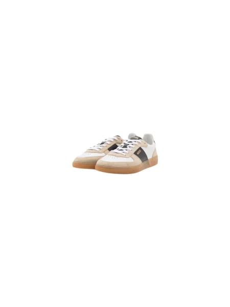 Sneakersy Hugo Boss skórzane beżowe