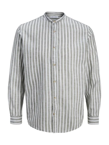 JACK & JONES Košulja JJESUMMER antracit siva bijela