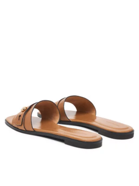 Tory Burch Šlepetės Romy Slide ruda