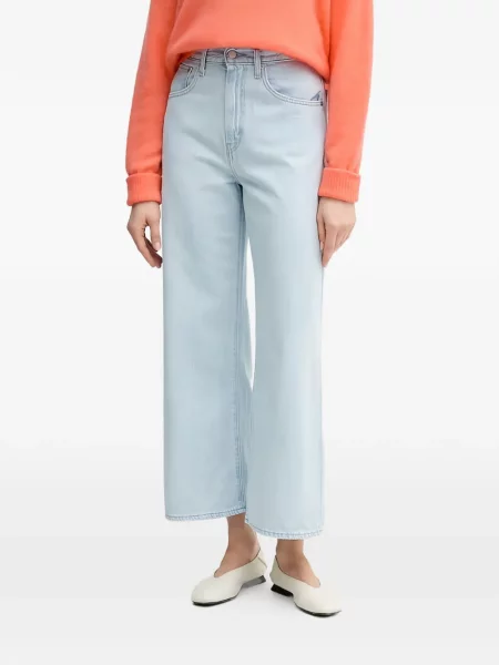 Curea Levi's® cu broderie cu cataramă cu dungi albastru
