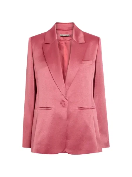Sacou Alice + Olivia din satin roz