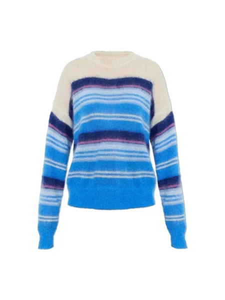 Sweter Marant Etoile wełniany niebieski