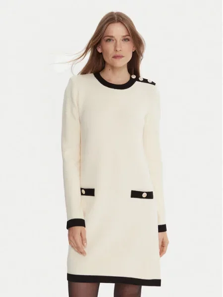 Gaudi Rochie tricotată Écru