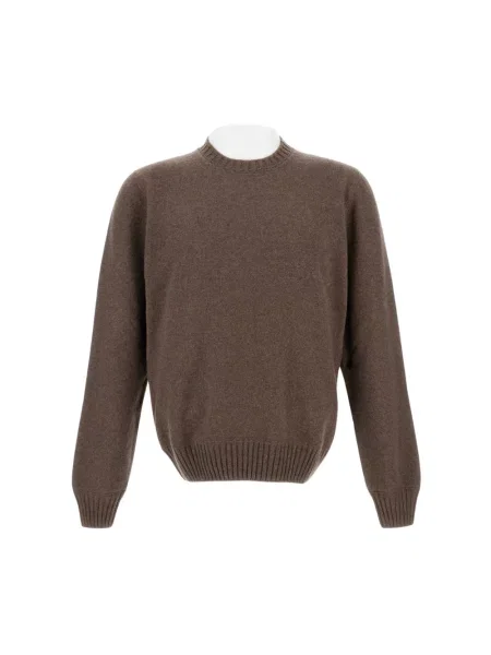 Sweter Gran Sasso z kaszmiru brązowy