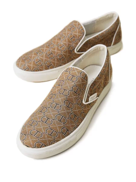Sneakerși Twinset slip-on maro
