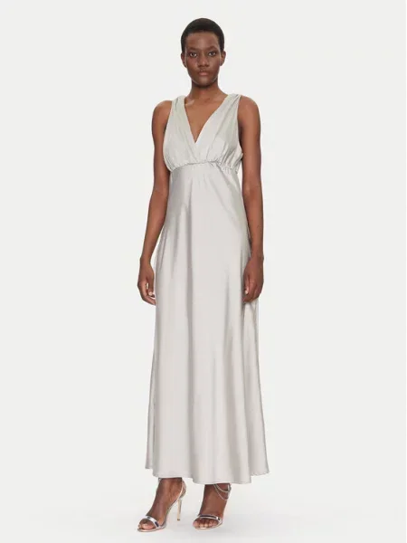 Večerna obleka Dixie srebrna