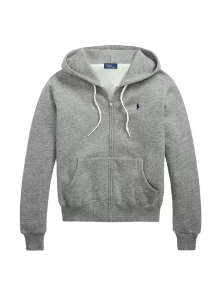 Polo Ralph Lauren bluza z kapturem gładka szary