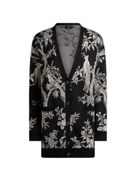 Cardigan Etro de lână negru