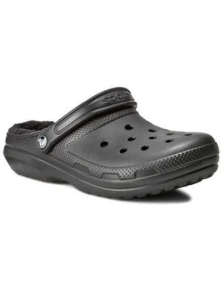Šľapky Crocs Classic Lined Clog čierna